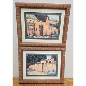 1992 HOMCO Adobe House Print Southwest Decor Vintage Wall Art